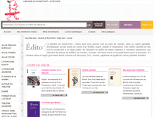 Tablet Screenshot of librairiedurondpoint.fr